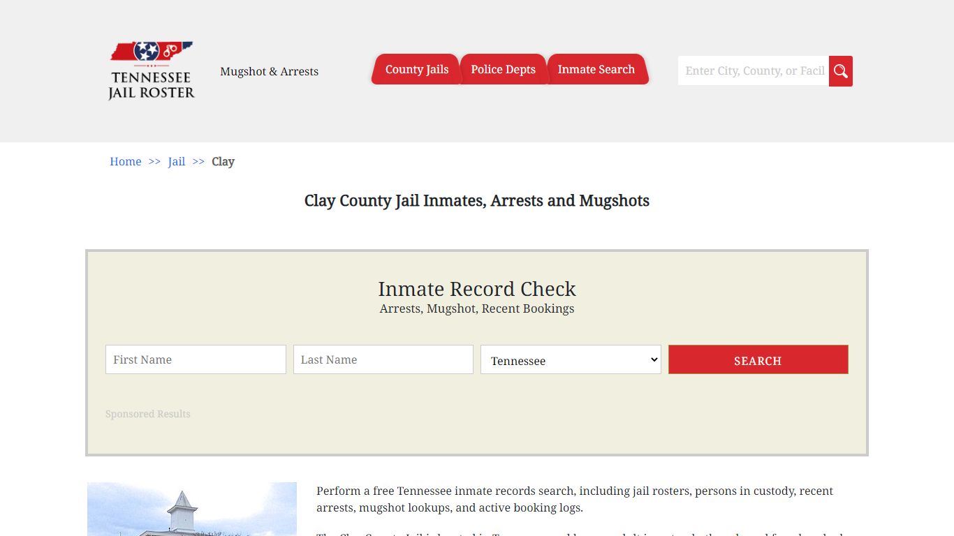 Clay County Jail Inmates, Arrests and Mugshots - Jail Roster Search