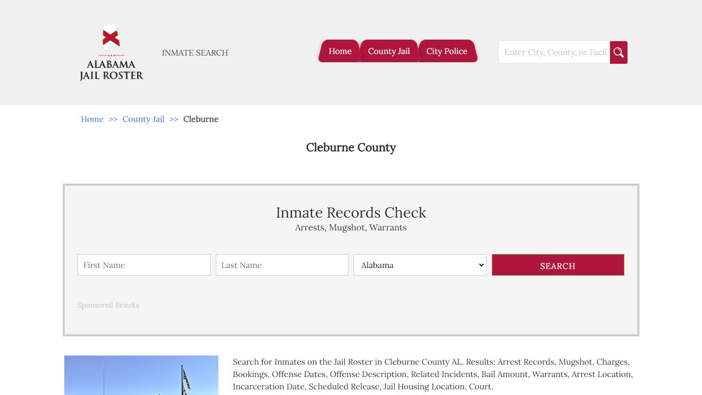 Cleburne County | Alabama Jail Inmate Search