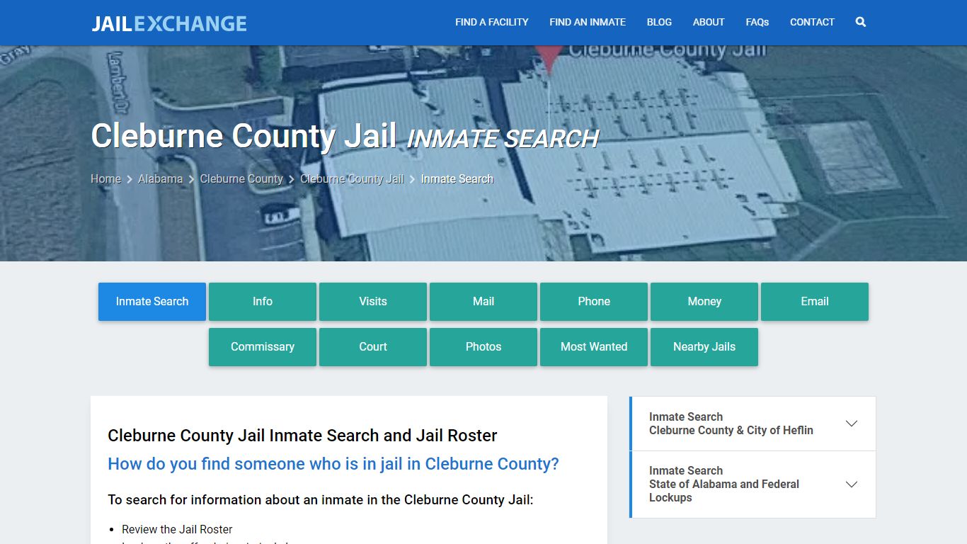 Inmate Search: Roster & Mugshots - Cleburne County Jail, AL