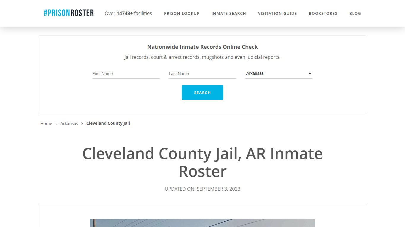 Cleveland County Jail, AR Inmate Roster - Prisonroster