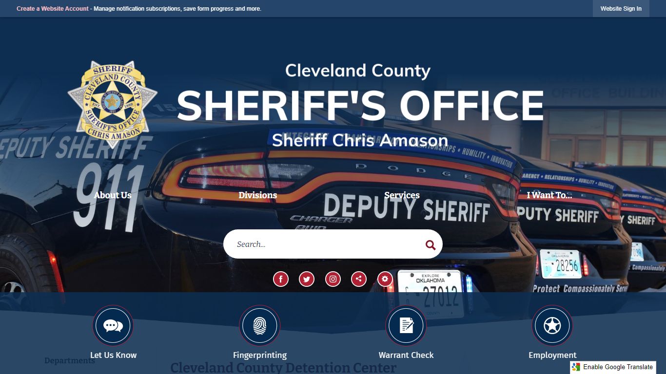 Cleveland County Detention Center | Cleveland County Sheriffs Office, OK