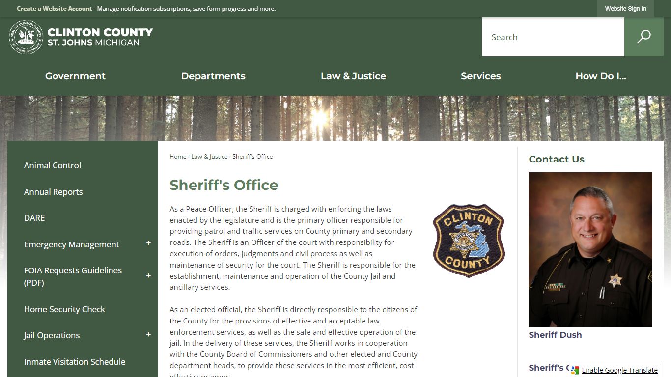 Sheriff's Office | Clinton County, MI