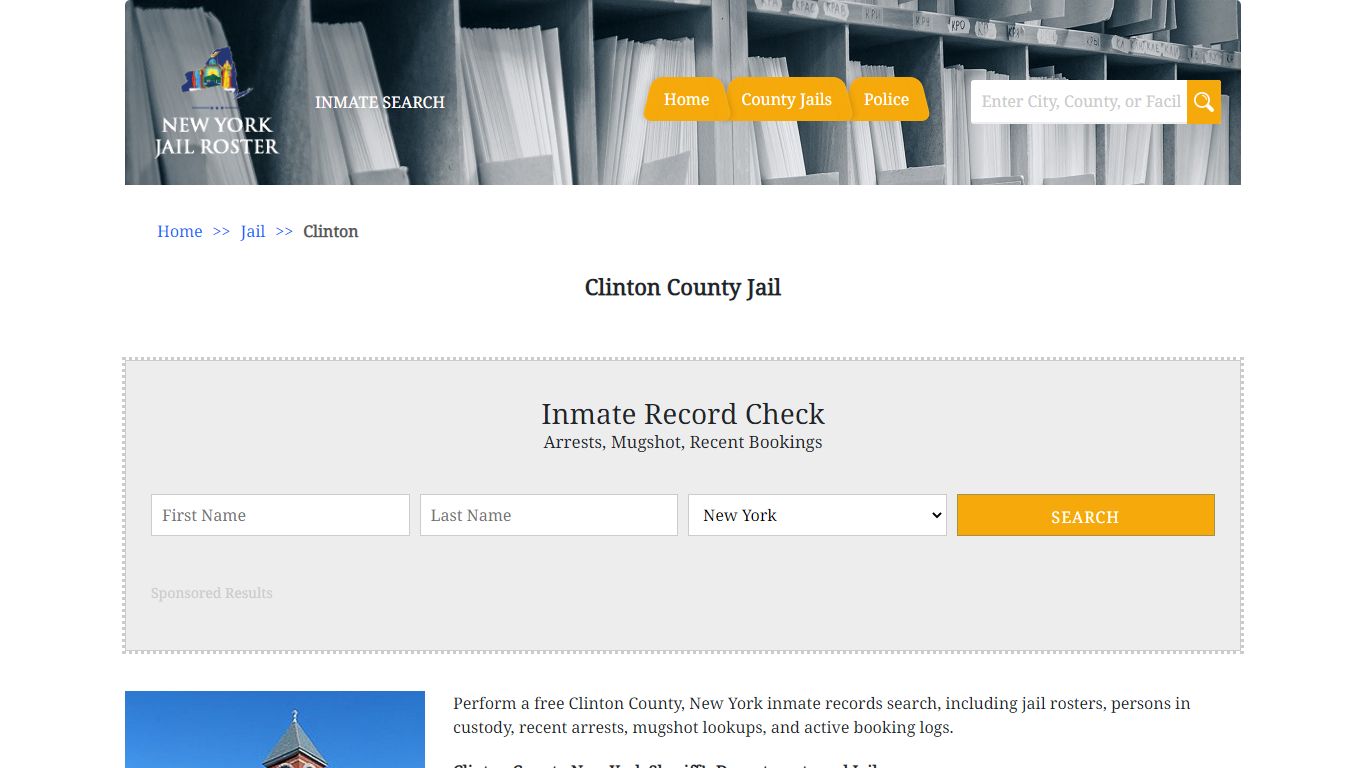 Clinton County Jail | Jail Roster Search