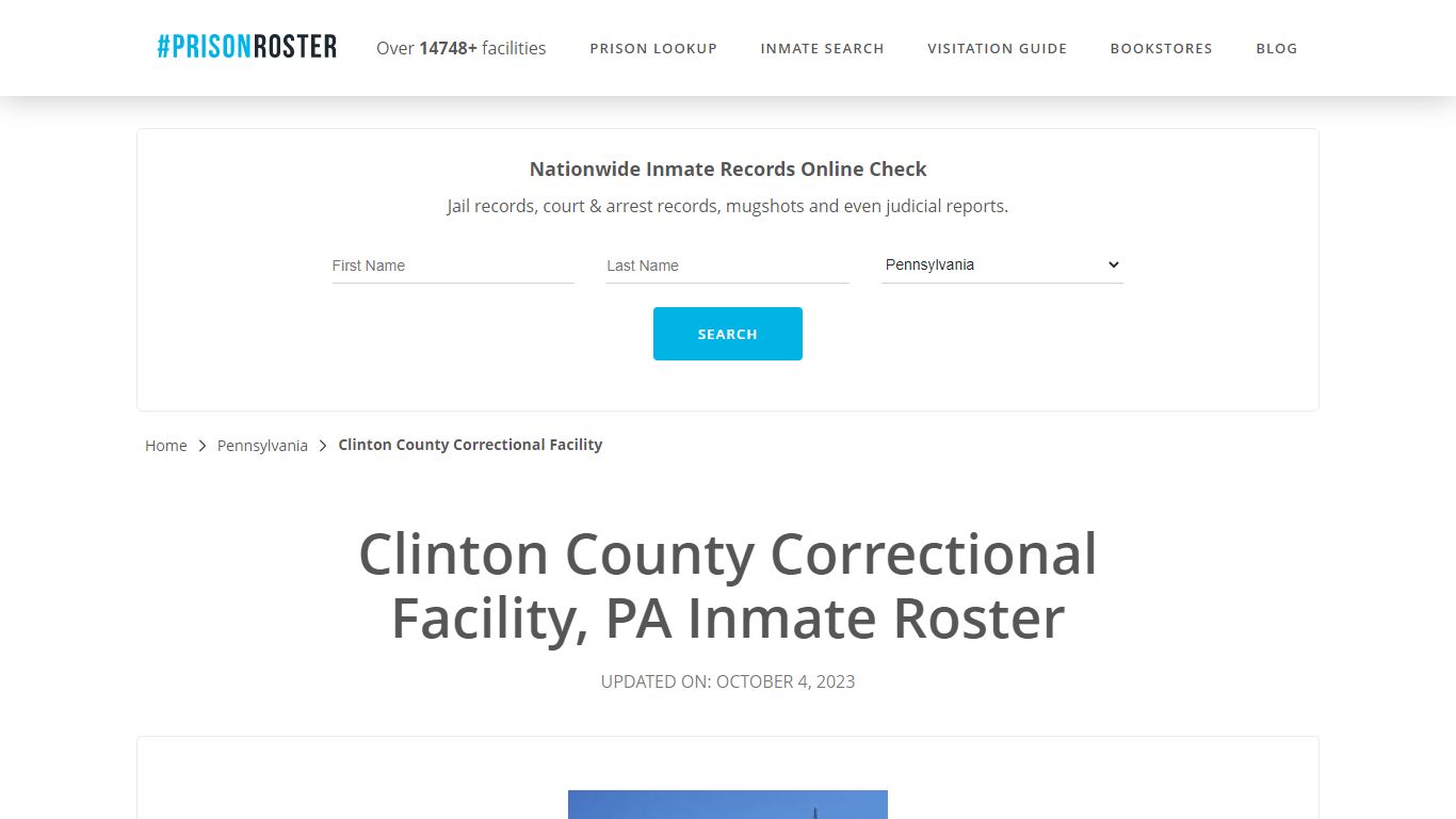 Clinton County Correctional Facility, PA Inmate Roster - Prisonroster