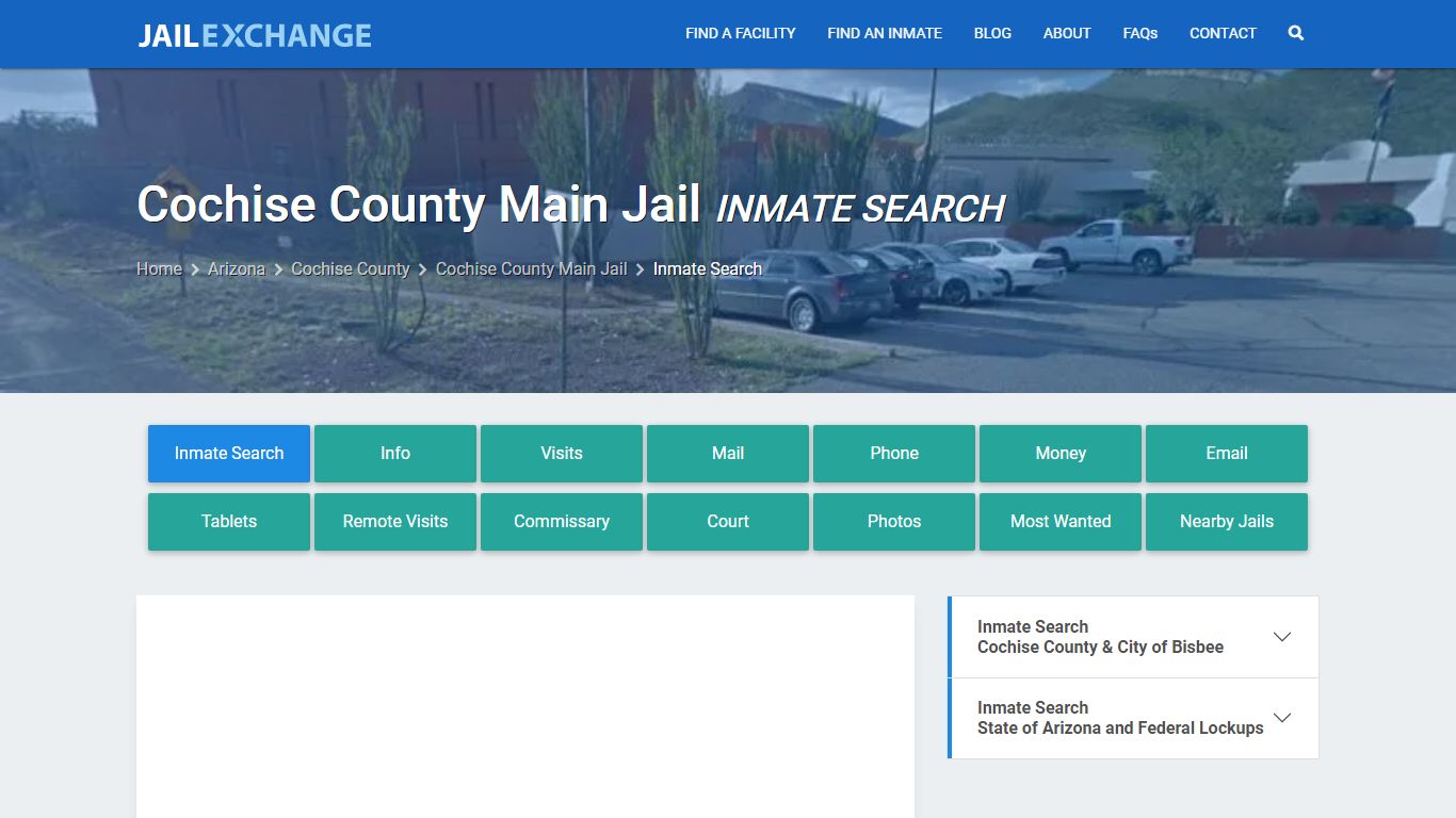 Inmate Search: Roster & Mugshots - Cochise County Main Jail, AZ