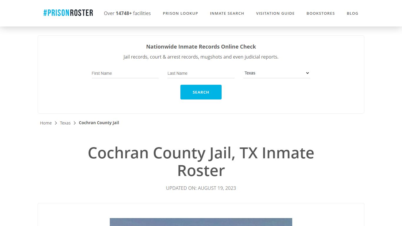 Cochran County Jail, TX Inmate Roster - Prisonroster