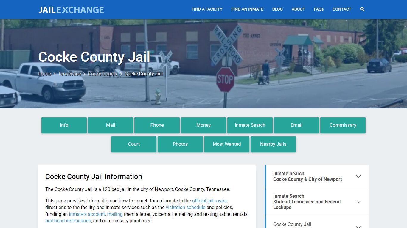 Cocke County Jail, TN Inmate Search, Information