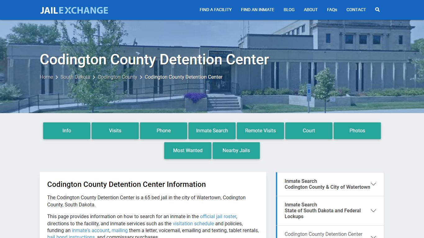 Codington County Detention Center - Jail Exchange