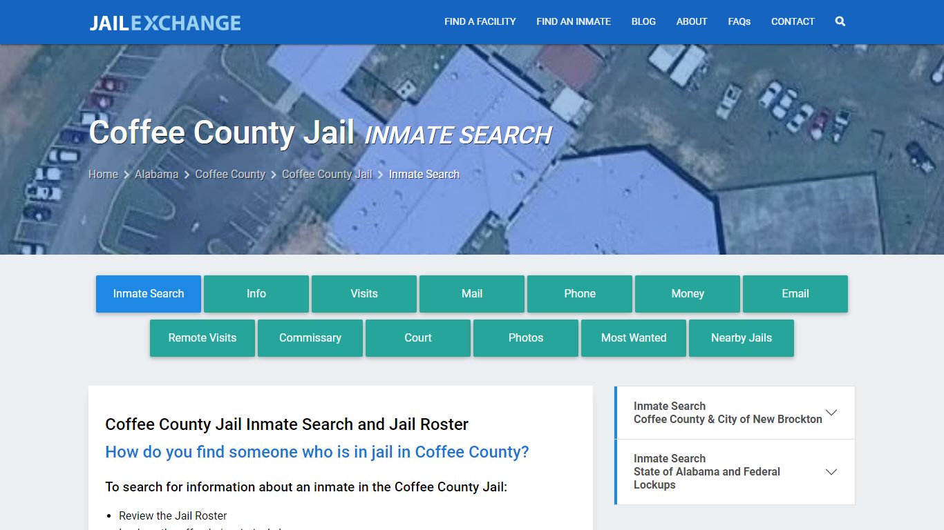 Inmate Search: Roster & Mugshots - Coffee County Jail, AL