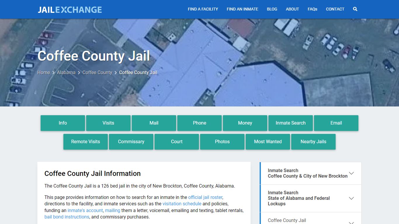 Coffee County Jail, AL Inmate Search, Information