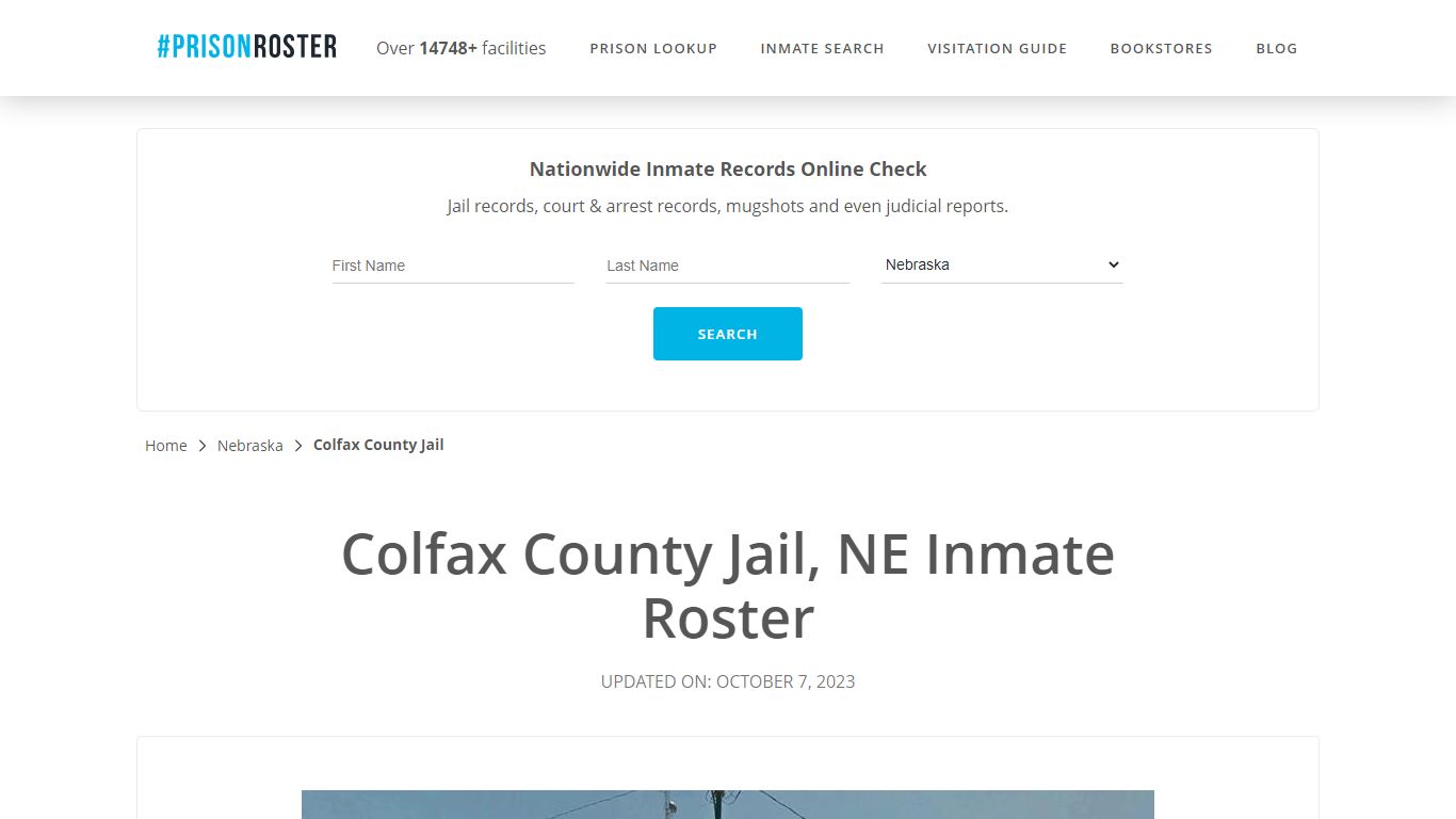 Colfax County Jail, NE Inmate Roster - Prisonroster