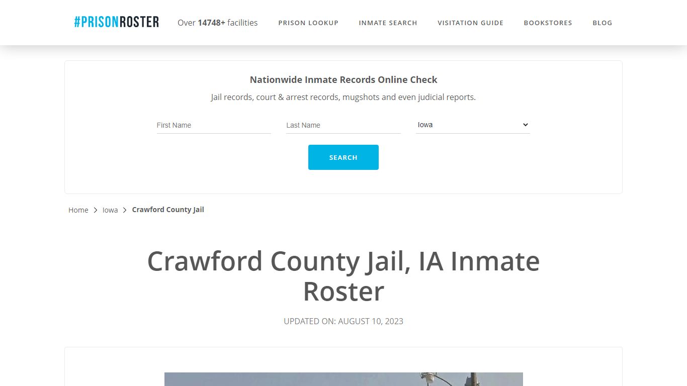 Crawford County Jail, IA Inmate Roster - Prisonroster