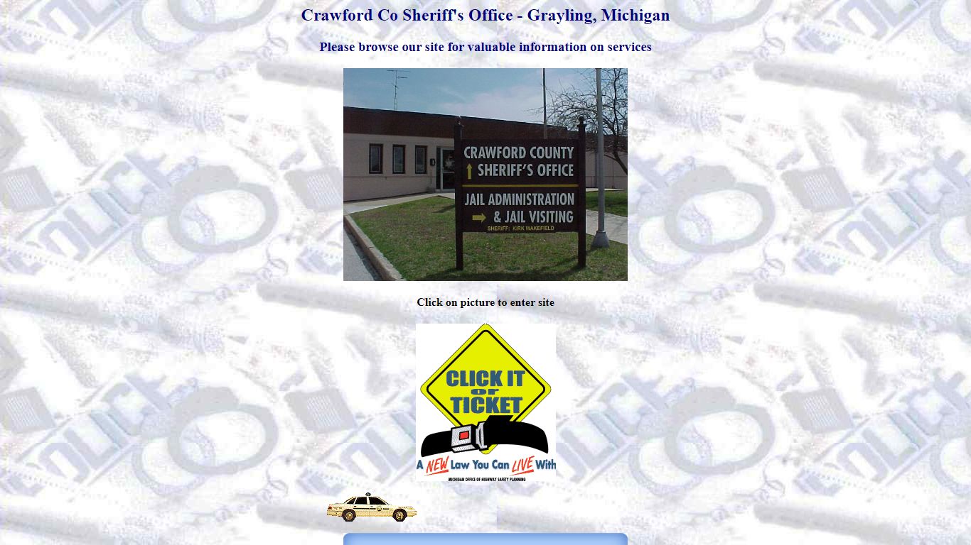 Welcome to the Crawford Co Sheriff's Office Web Site