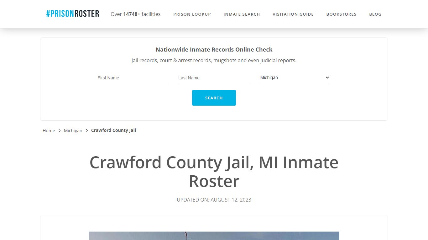 Crawford County Jail, MI Inmate Roster - Prisonroster