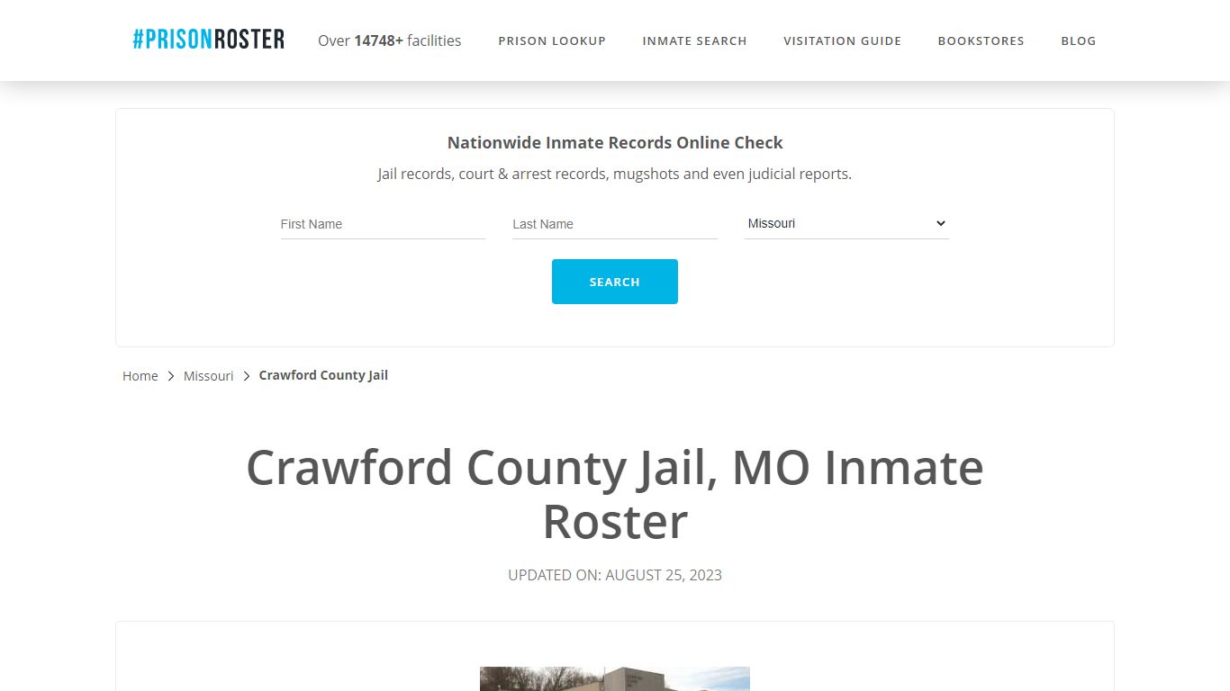 Crawford County Jail, MO Inmate Roster - Prisonroster