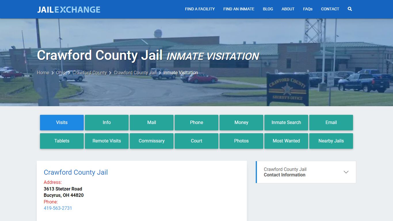 Crawford County Jail Inmate Visitation - Jail Exchange