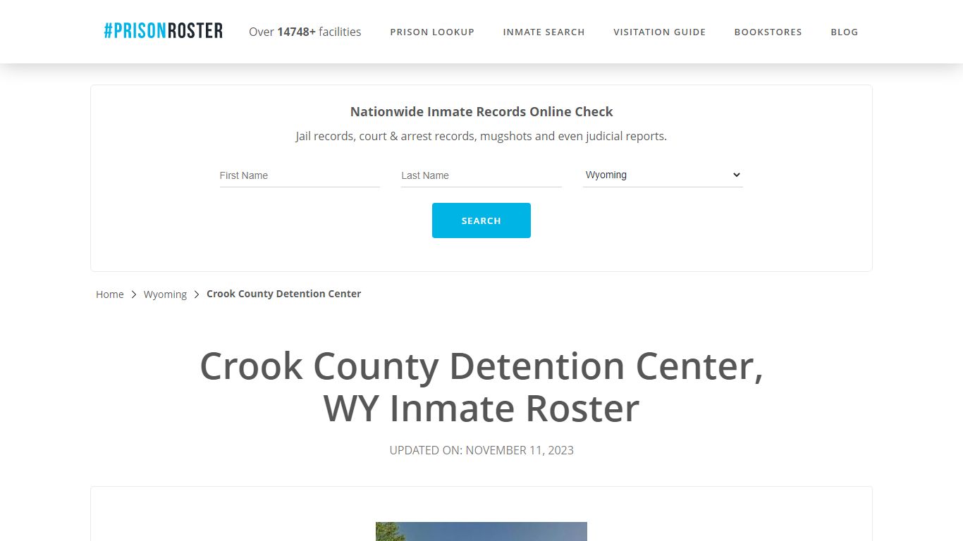 Crook County Detention Center, WY Inmate Roster - Prisonroster