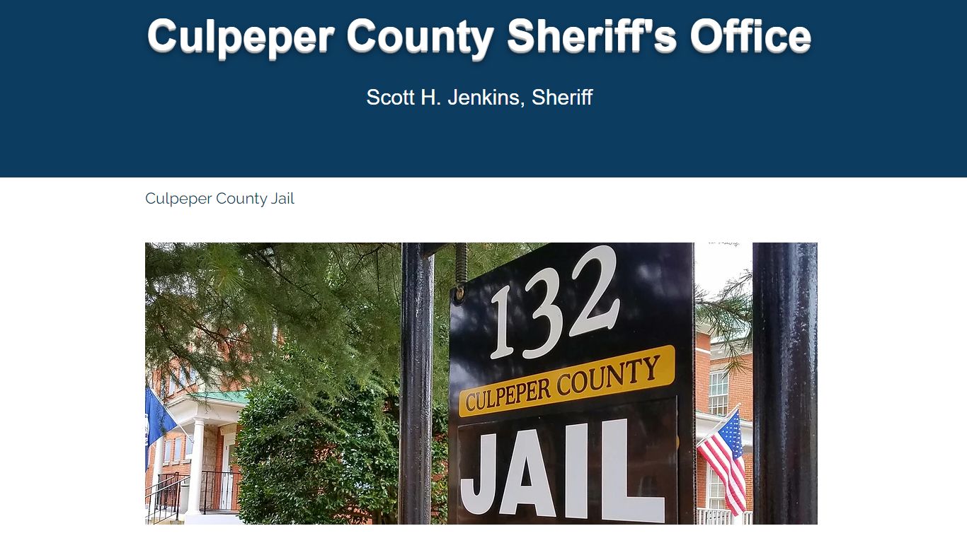 Jail | culpepersheriff