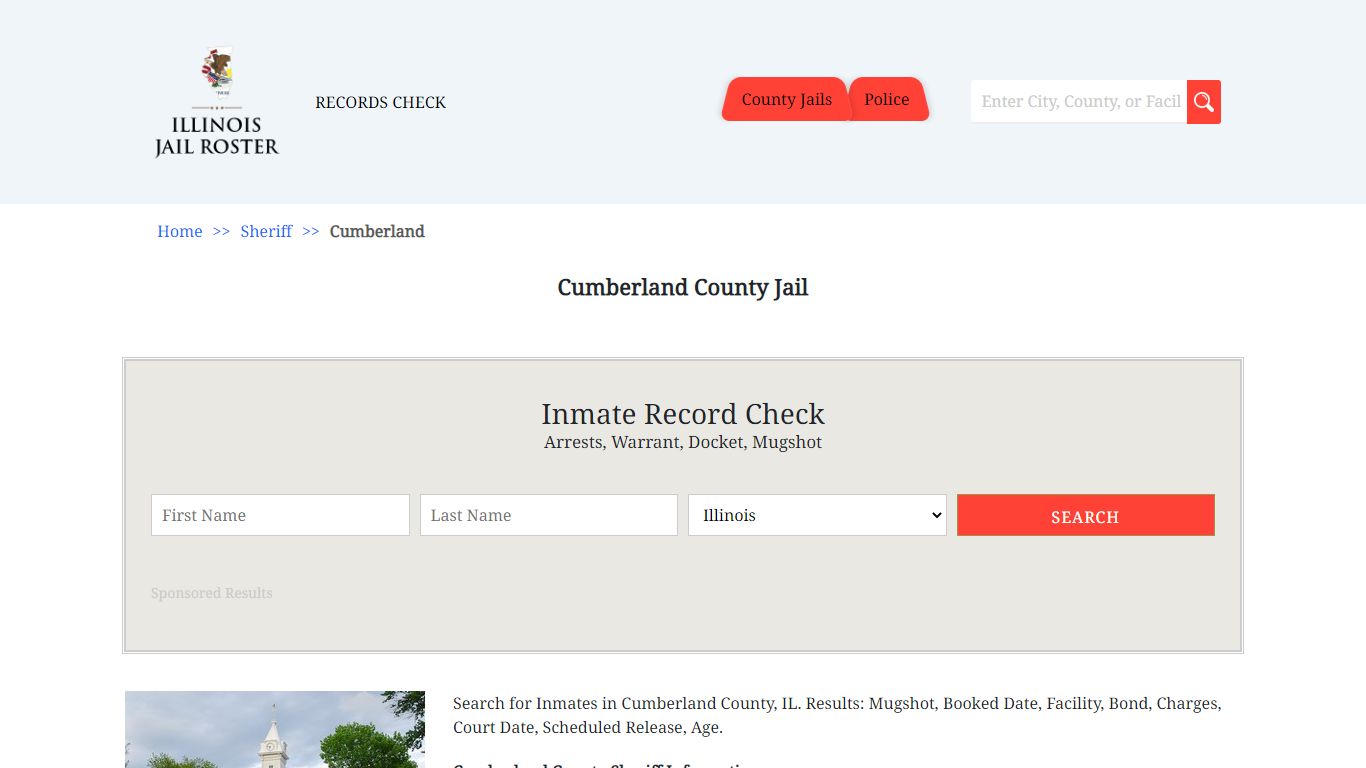 Cumberland County Jail | Jail Roster Search