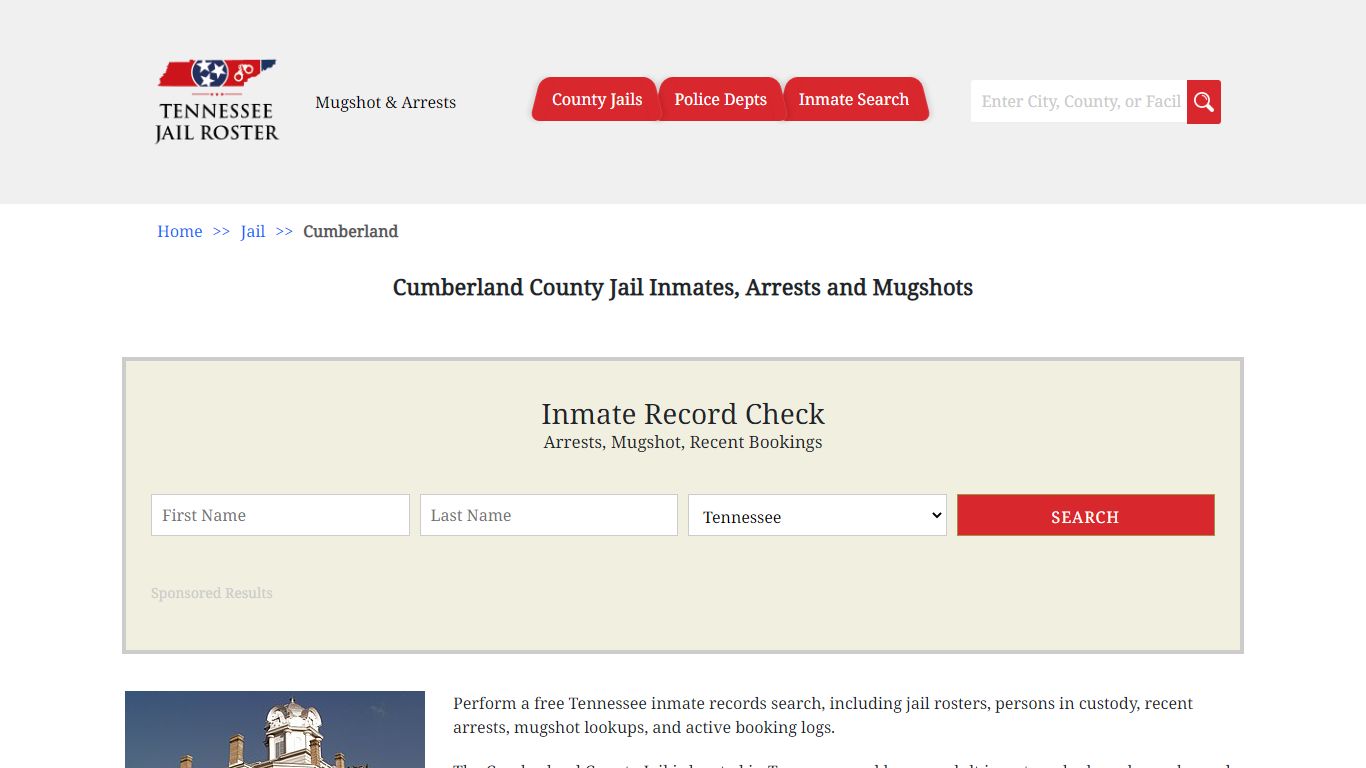 Cumberland County Jail Inmates, Arrests and Mugshots