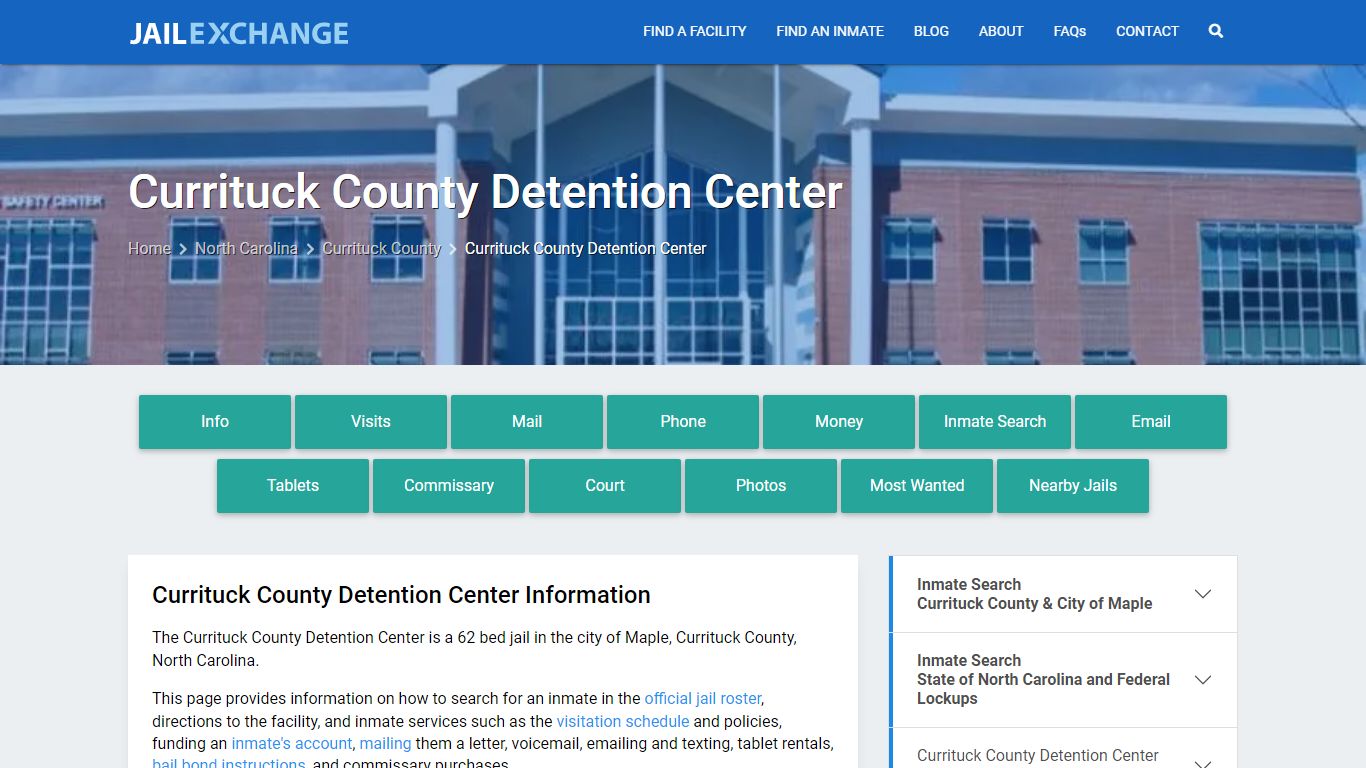 Currituck County Detention Center - Jail Exchange