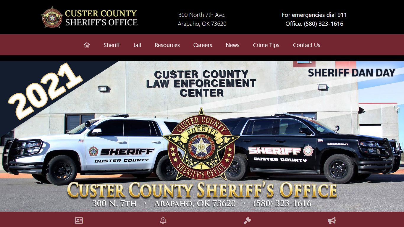Custer County Sheriff's Office - Arapaho, Oklahoma