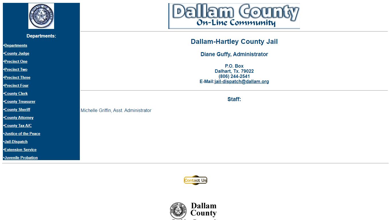 Dallam-Hartley County Jail - Dallam County, Texas