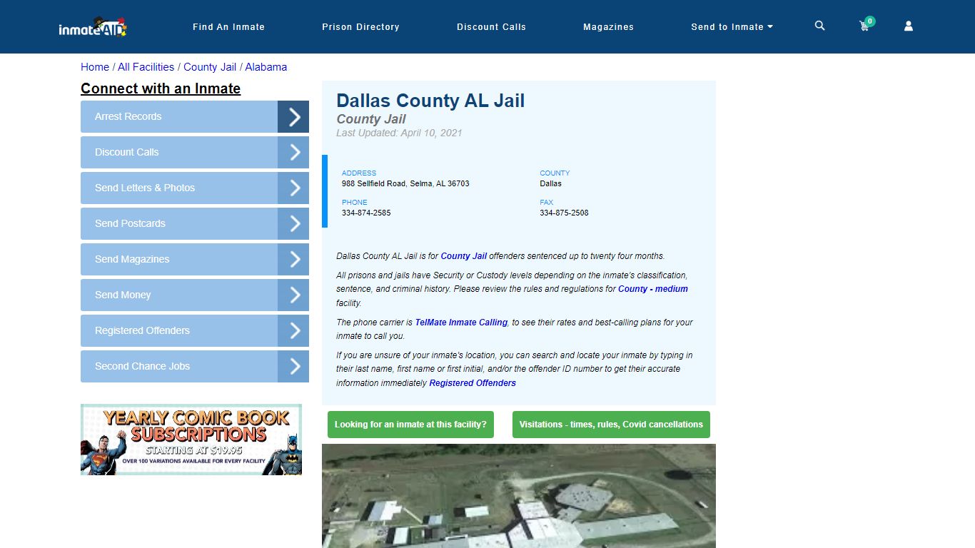 Dallas County AL Jail - Inmate Locator - Selma, AL