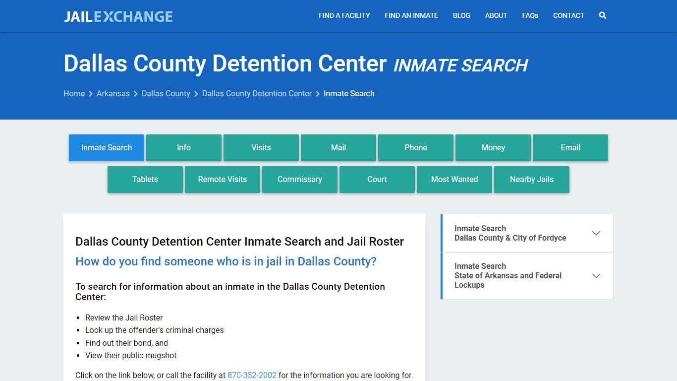 Dallas County Detention Center Inmate Search - Jail Exchange