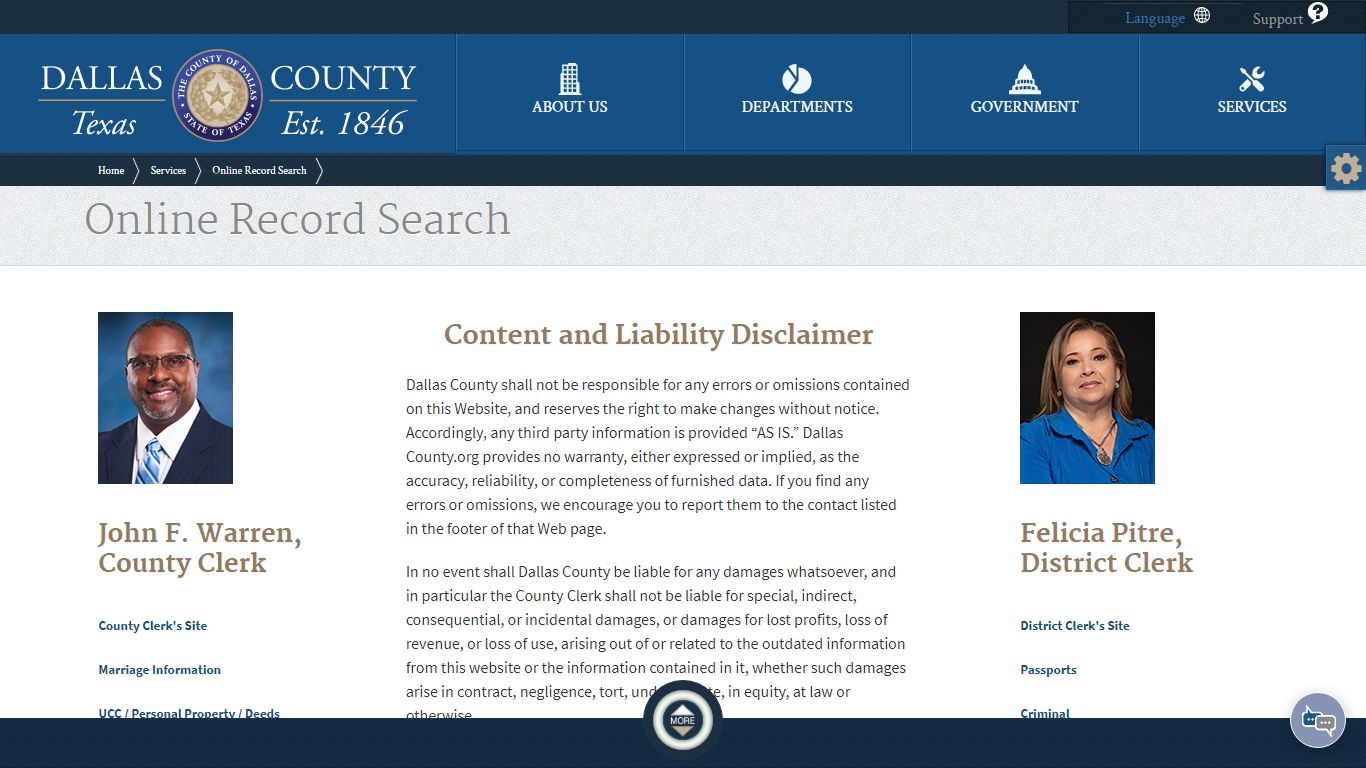 Dallas County | Online Record Search
