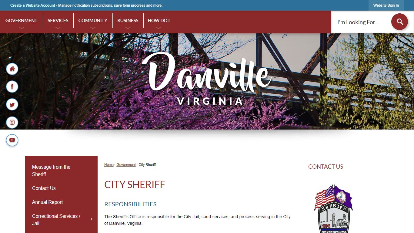 City Sheriff | Danville, VA - Official Website