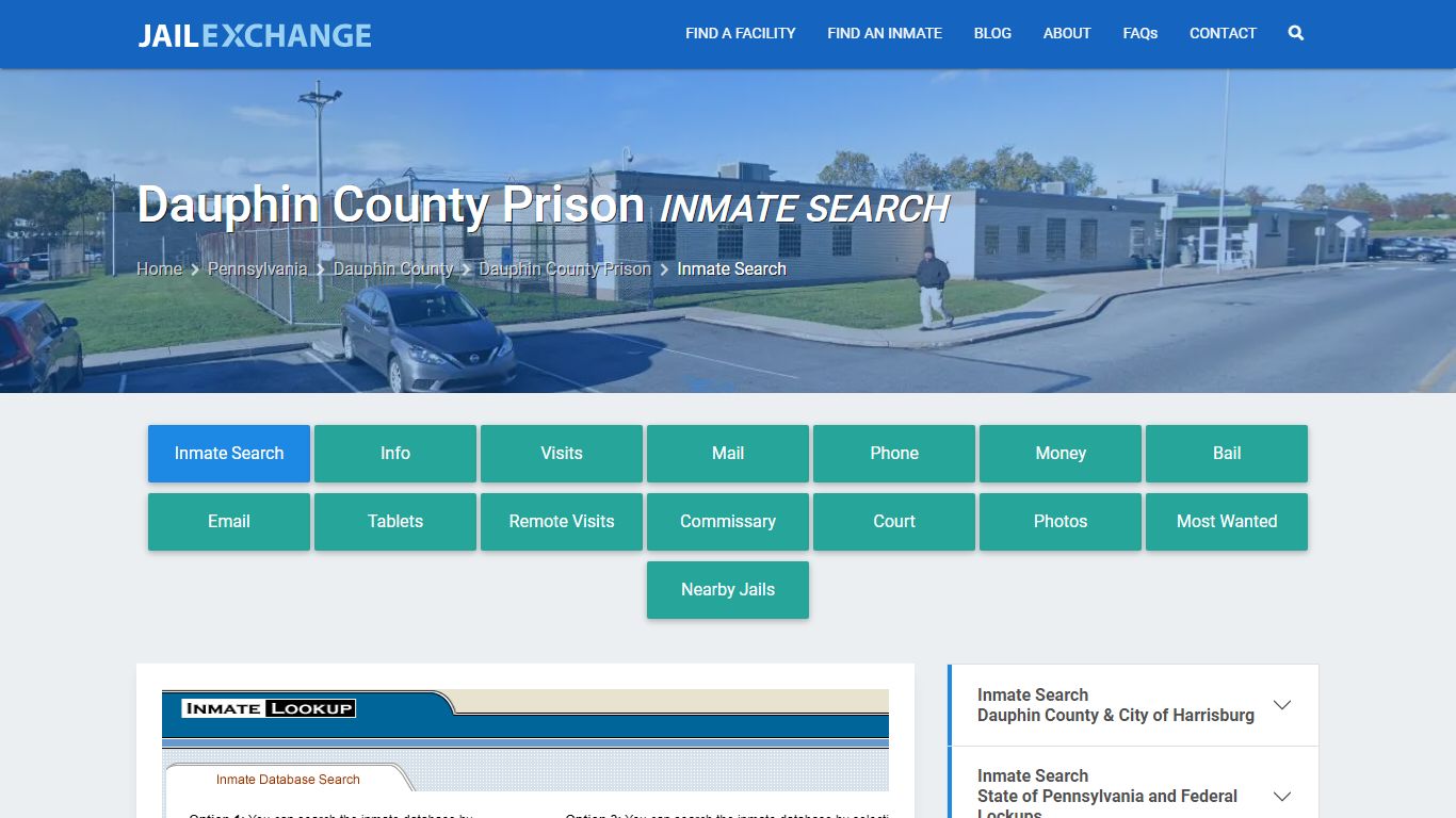 Dauphin County Prison Inmate Search - Jail Exchange