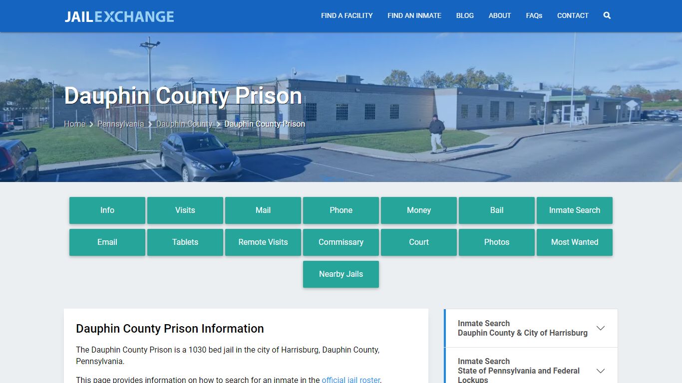 Dauphin County Prison, PA Inmate Search, Information - Jail Exchange