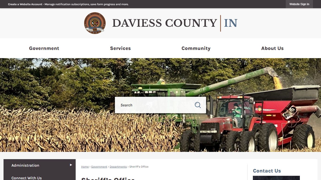 Sheriff’s Office | Daviess County, IN
