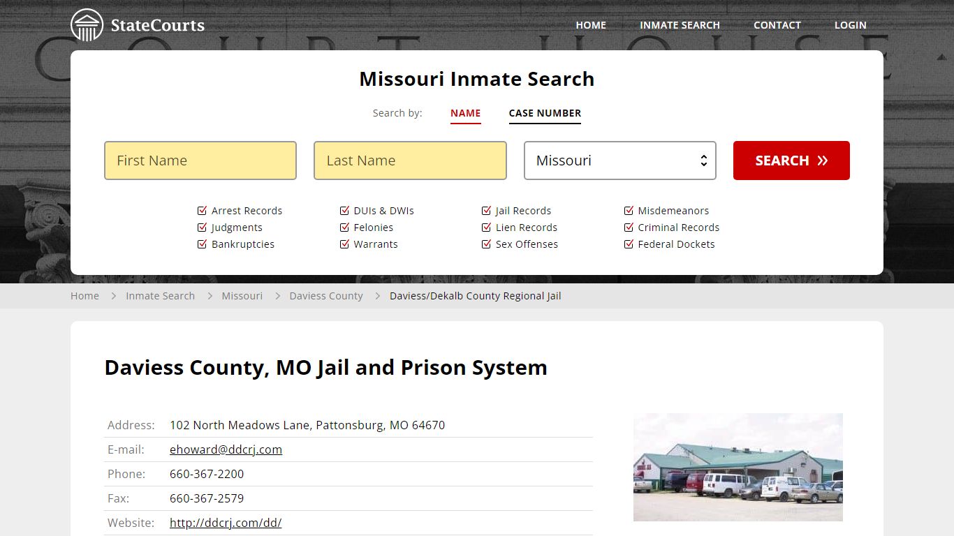 Daviess/Dekalb County Regional Jail Inmate Records Search, Missouri ...