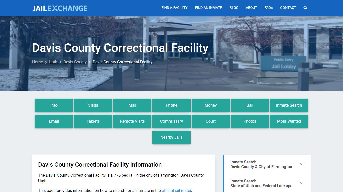 Davis County Correctional Facility - Jail Exchange