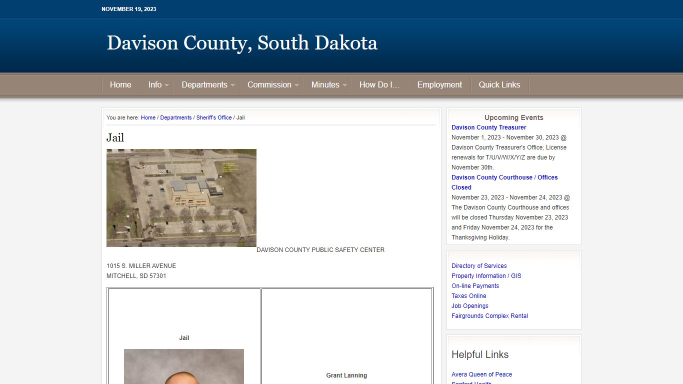 Jail - Davison County, South Dakota