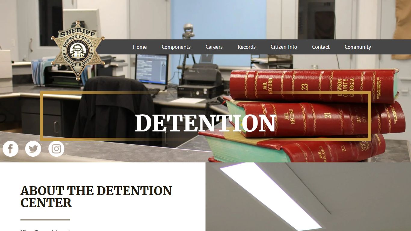 Detention – Dawson County Sheriff's Office