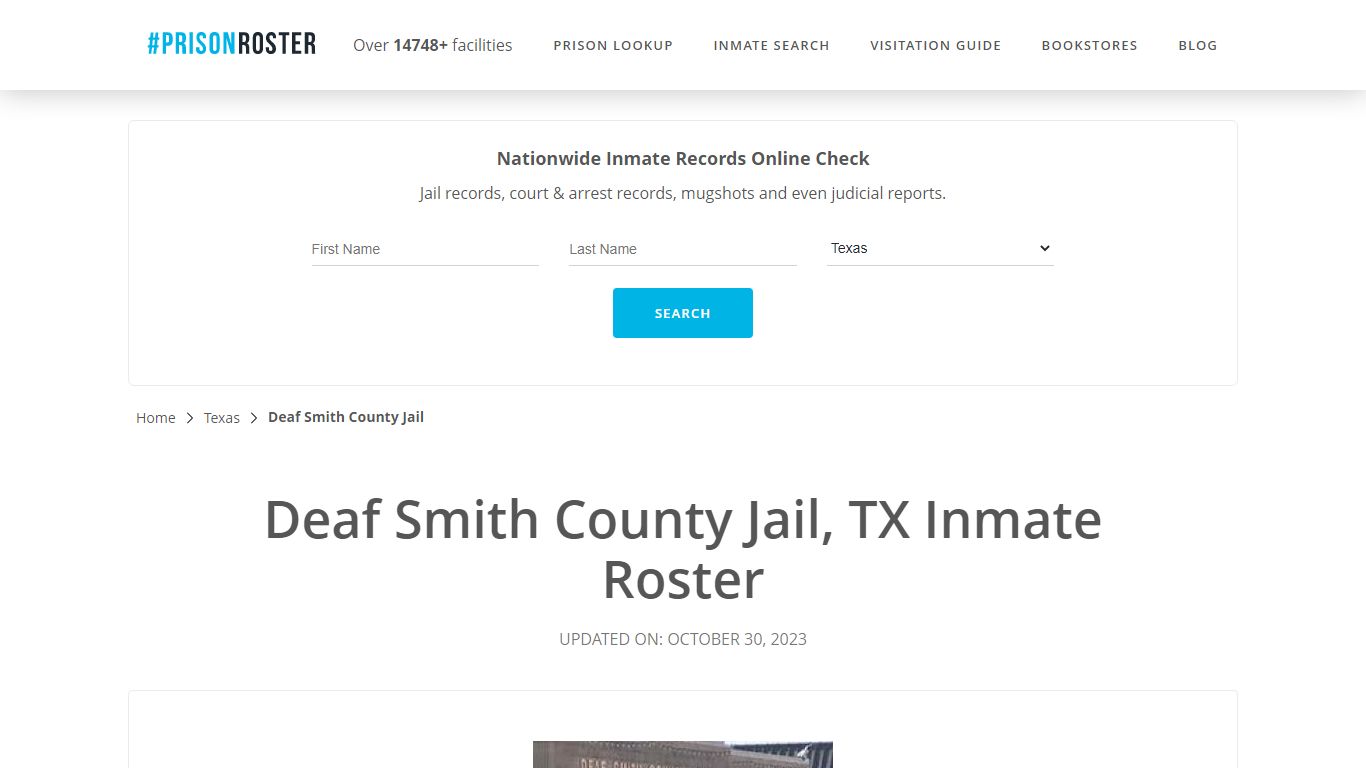 Deaf Smith County Jail, TX Inmate Roster - Prisonroster
