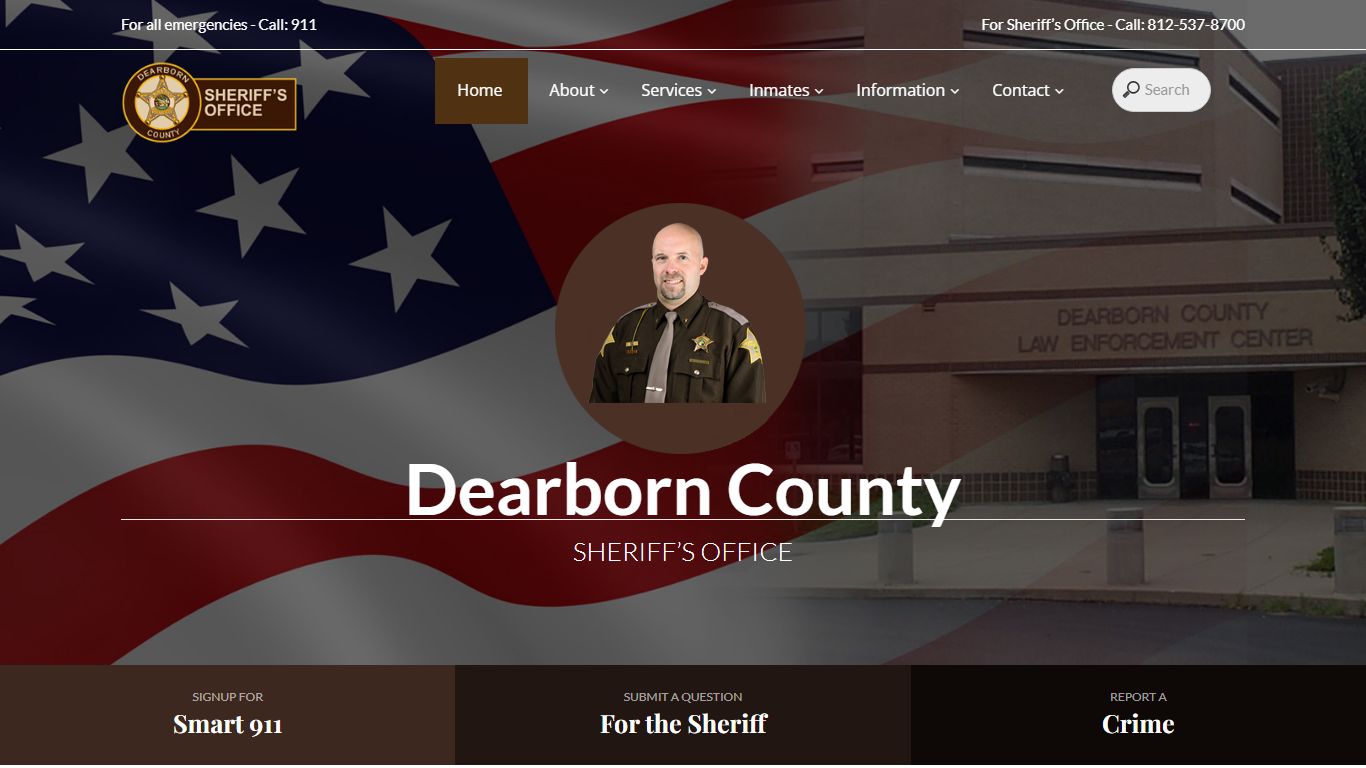 Dearborn County Sheriff's Office – Dearborn County Jail's Main Site