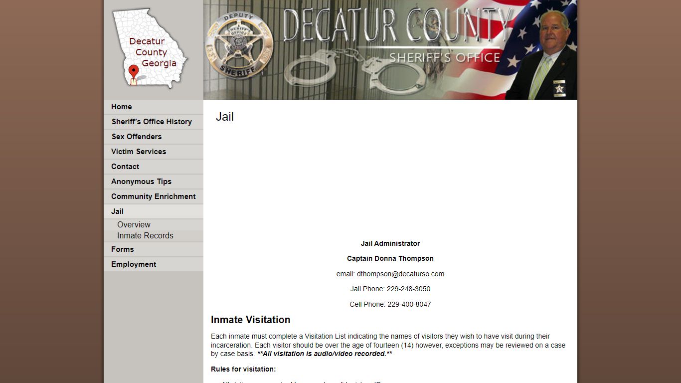Jail | Decatur County Sheriff's Office
