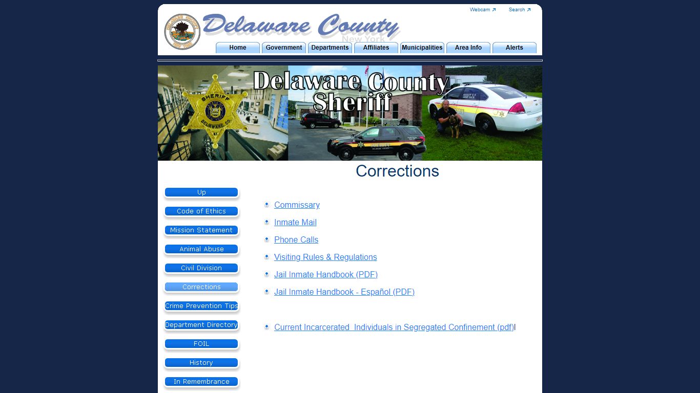 Corrections - Home - Delaware County