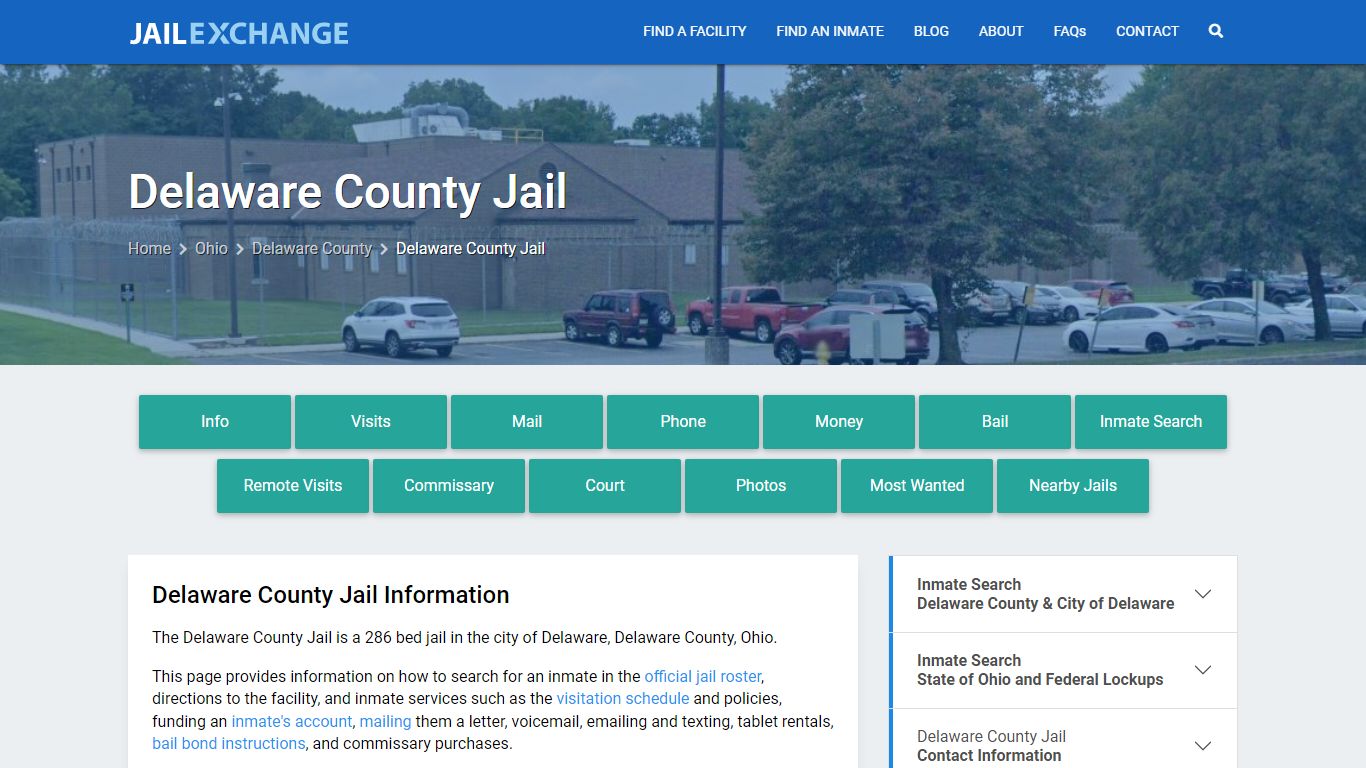 Delaware County Jail, OH Inmate Search, Information