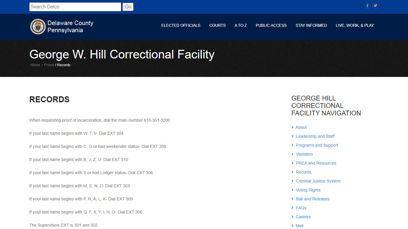George W. Hill Correctional Facility - Delaware County, Pennsylvania