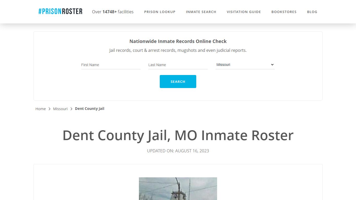 Dent County Jail, MO Inmate Roster - Prisonroster