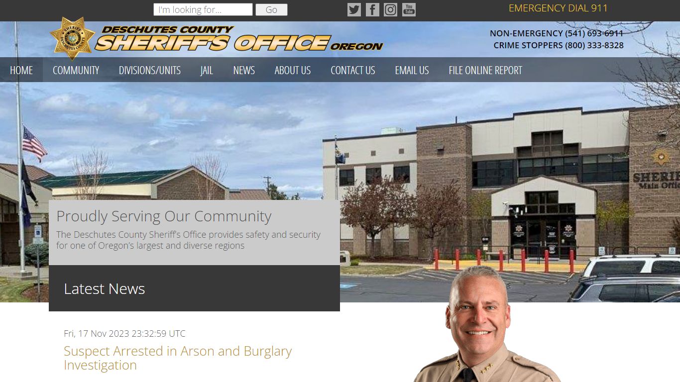 Home | Deschutes County Sheriff's Office in Oregon