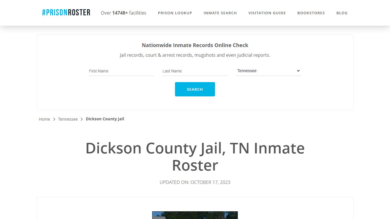 Dickson County Jail, TN Inmate Roster - Prisonroster
