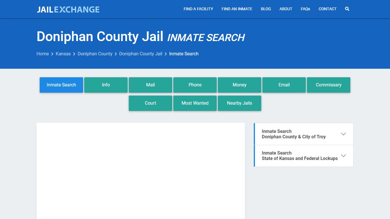 Inmate Search: Roster & Mugshots - Doniphan County Jail, KS