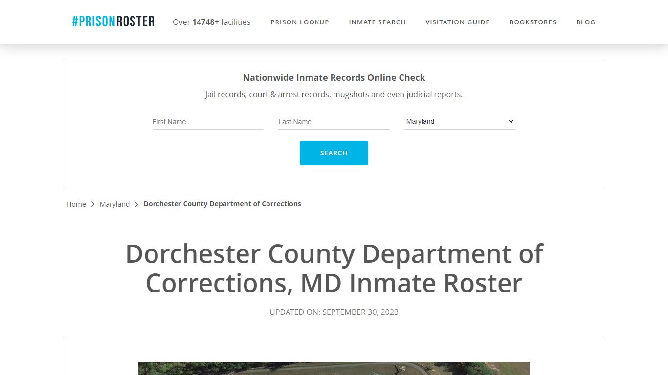 Dorchester County Department of Corrections, MD Inmate Roster