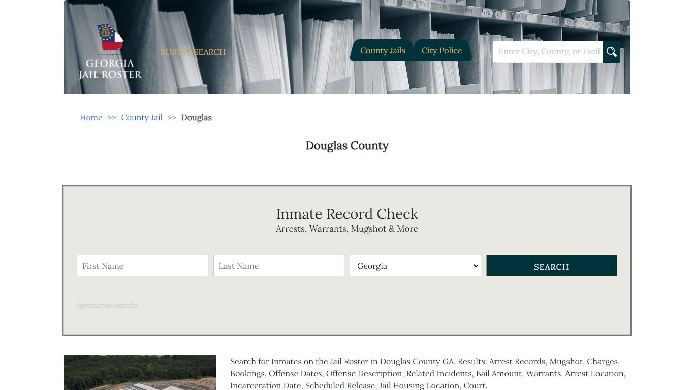 Douglas County | Georgia Jail Inmate Search